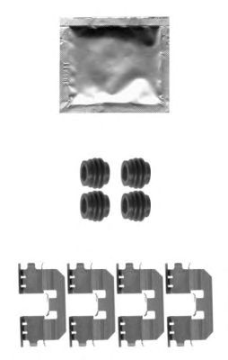HELLA PAGID 8dz355204331 -  Комплектующие, колодки дискового тормоза